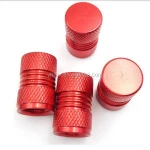 Gold color car tire valve caps
