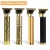 Import Gold Cordless Rechargeable Professional Men Hair Clippers Trimmer hair meteal Low nosie Barber Hair Trimmer new BOOGUHM from China