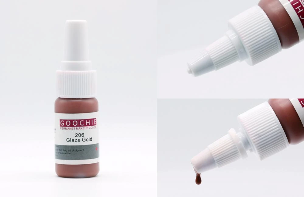 Goochie New Color Permanent Make up Pigment Tattoo Color Eyebrow Ink