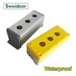 Good Quality Waterproof 16MM/22mm Aluminium Plastic Control Box Metal Plastic Push Button Box for Power Electrical Distribution
