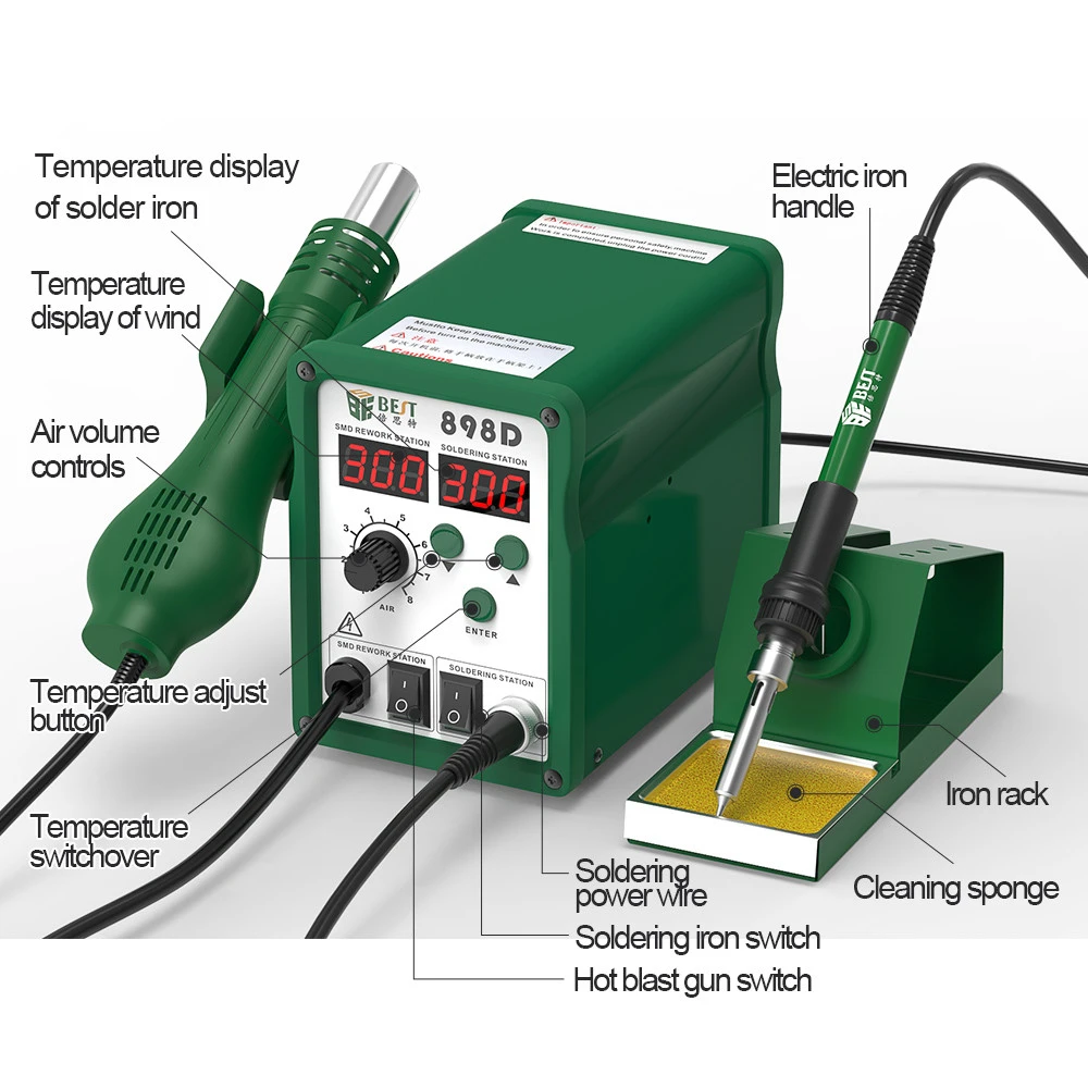 Good Reputation quick 700w OEM soldering station electronic 898d