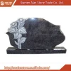 Granite flower carving gravestone tombstone and monument headstone