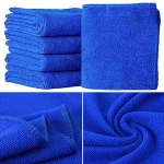 Green & Blue Microfiber Clean Auto Car Detail Soft Microfiber Cloths towels Wash Duster For Home Kitchen Cleaning Tool