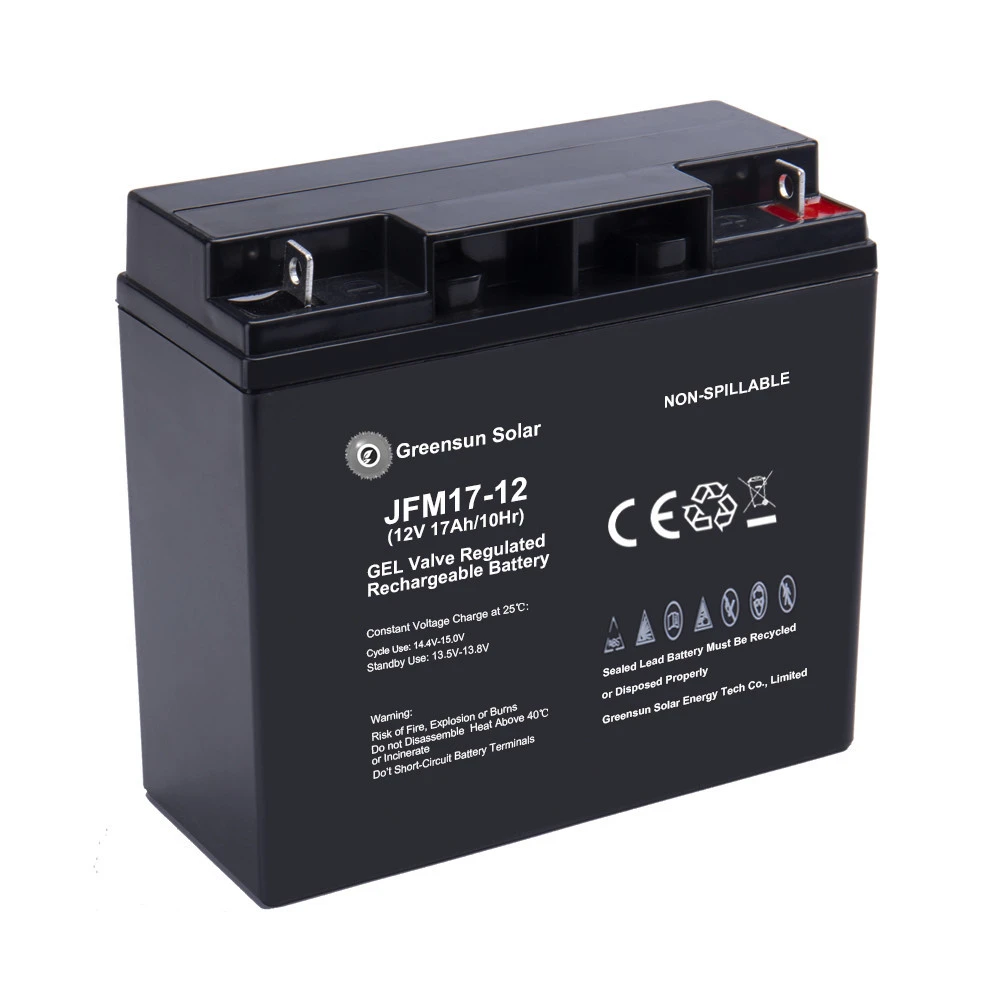 Greensun 6 fm 17 12v 17ah 20hr rechargeable lead acid battery