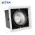 Import grilled led downlight double head supermarket 40W black down light from China