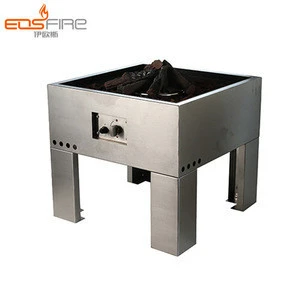 Guangzhou Modern outdoor chimenea de gas metal fire pit