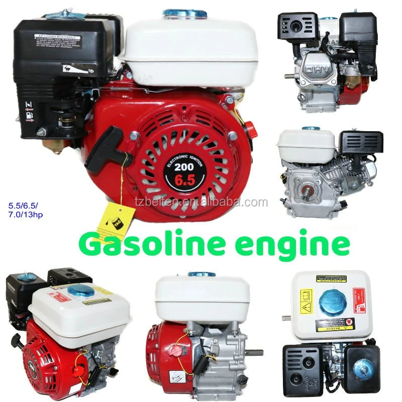 GX160  168F 5.5/6.5hp  196cc  petrol fuel tank air cooled    good quality with oil alert  price gasoline engine CE OEM color