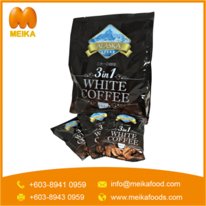 HALAL CERTIFIED ALASKA 3 IN 1 INSTANT WHITE COFFEE MIX