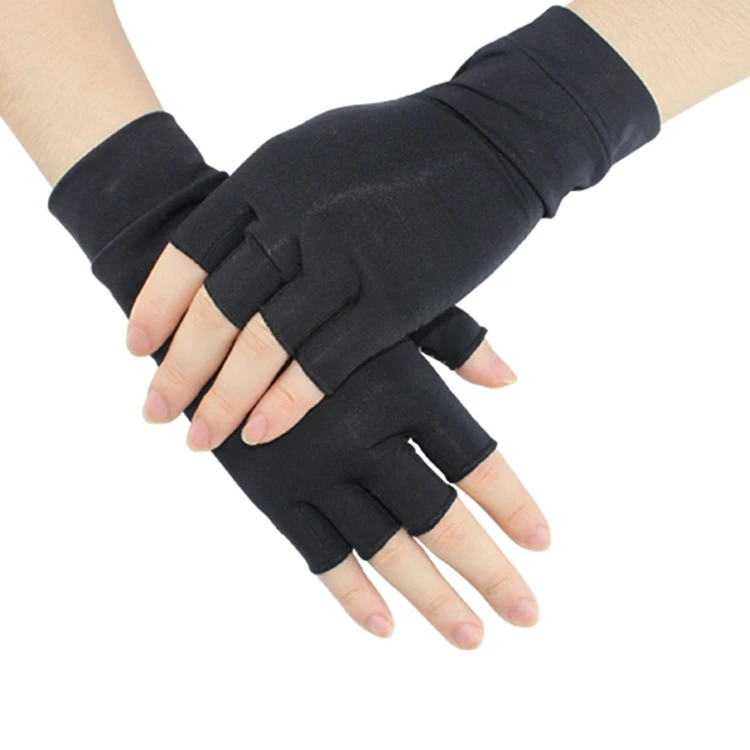 Half Finger Copper Hand Arthritis Compression Gloves Arthritis Gloves