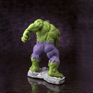 hand painted marvel action figure resin hulk statue