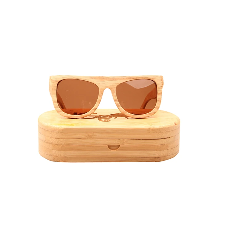 handmade polarized uv400 oak wooden sunglasses