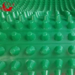 HDPE plastic dimpled waterproofing drainage board