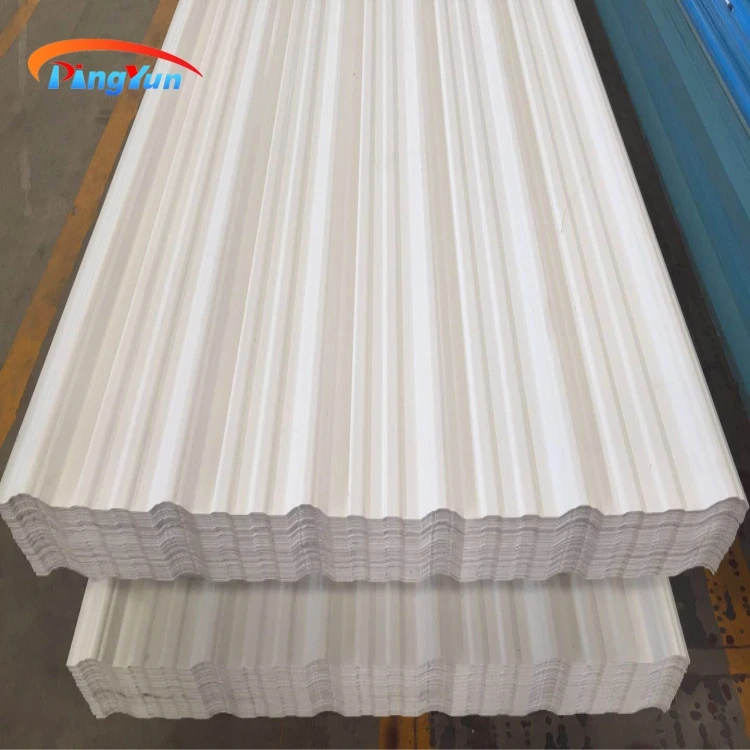 Heat Resistance PVC corrugated roofing sheets Teja Thermoplus panel prices UPVC roof tile for factory