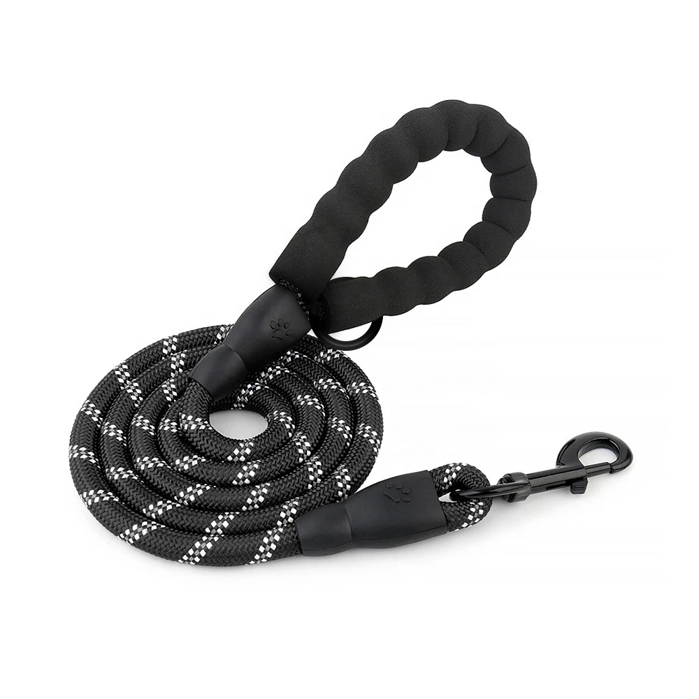 Heavy Duty Large Reflective Nylon Braided Climbing Rope Dog Leash