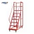 Import Heavy-Duty Metal Rolling Stair Ladder Steel Movable Platform Ladder for Warehouse New Condition from China