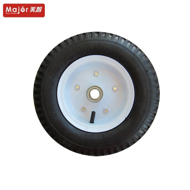 heavy duty wheelbarrow pneumatic rubber wheels tire 3.50-6