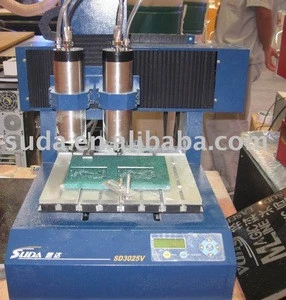 HEFEI Sell SUDA Mini Metal engraving machine--SD3025SV with two spindle motors ( NEW MODLE)