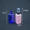 Hengjian 50ml pink white amber green blue red clear cosmetic rectangle plastic spray bottle with fine mist sprayer