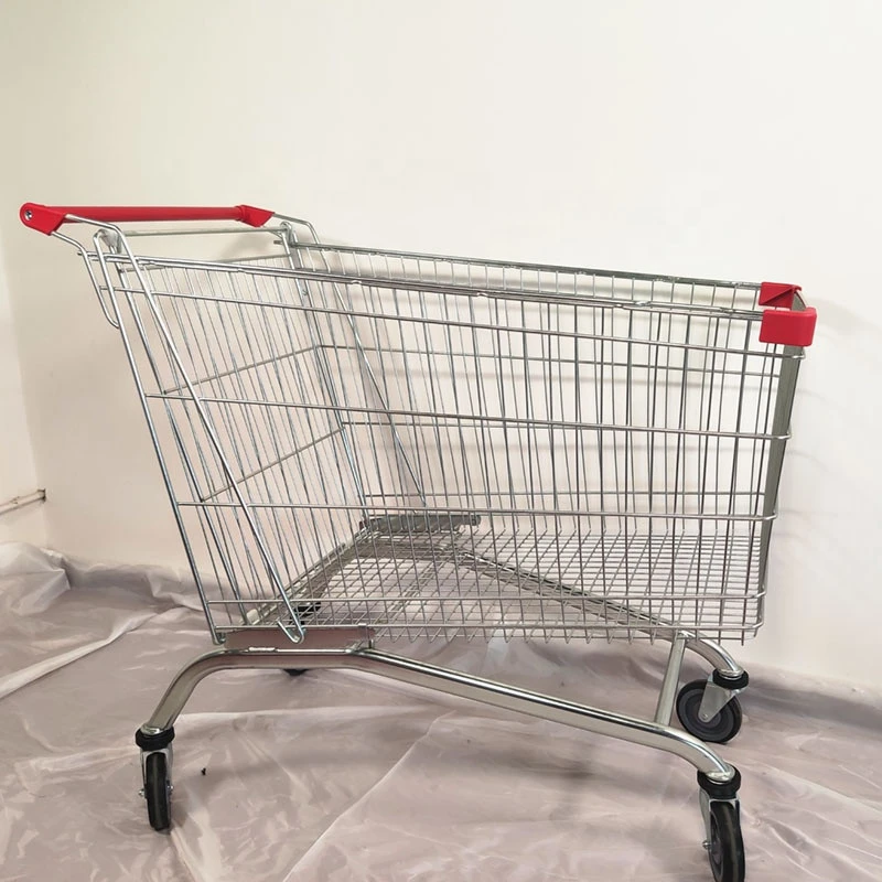 High capacity supermarket trolley price  Europe style supermarket warehouse trolley carts