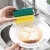 Import High-density grooved sponge scrubber dishwashing sponge kitchen cleaning PU sponge block from China