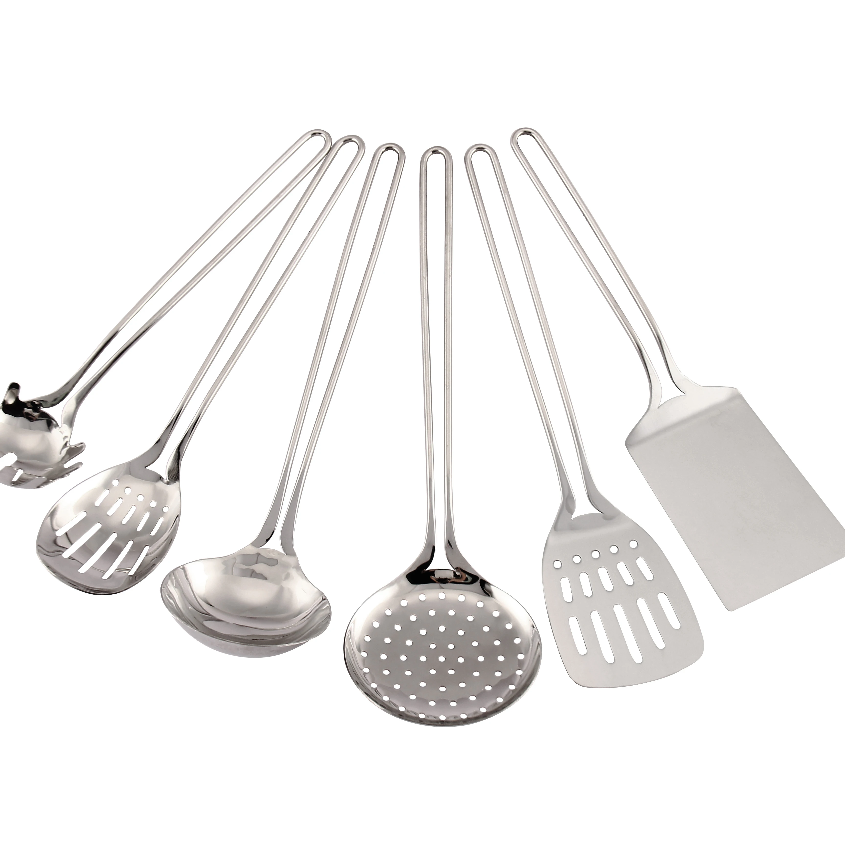 High Grade 6pcs stainless steel kitchen tools , kitchen utensils set