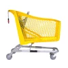 High-grade New Arrival Plastic Shopping Cart Supermarket Plastic Trolley from factory