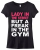 high performance women gym shirt, ladies workout gym shirt
