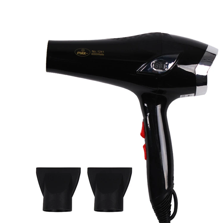 High-power Hair Dryer With LCD Display  Professional Salon Hot Hair Dryer AC Motor Efficiency Hair Driers Magic Drying