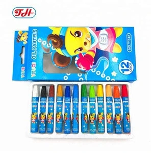 High quality 12 colors Oil pastel crayons
