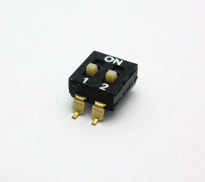 High quality 2 way smd tube packing dip switch