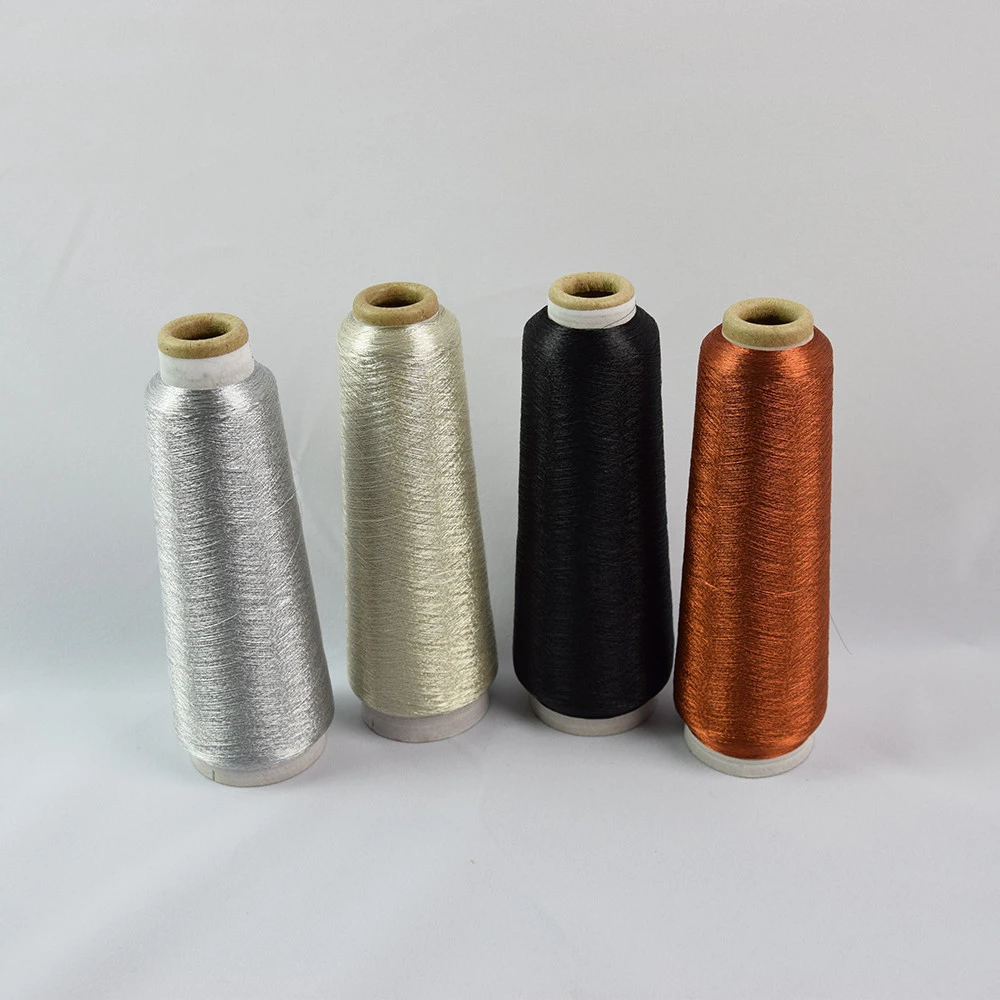 High quality 75D lurex metallic yarn for machine embroidery