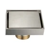 High Quality Brass 4 Inch Conceal Tile Insert Floor Drain For Bathroom And Toilet