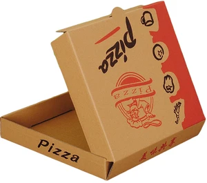 High quality cheap corrugated carton paper packaging pizza box
