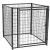 Import High quality cheap hot sale durable and anti-rust galvanized large outdoor folding dog cages/kennels from China