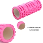 High quality custom grid foam roller massaging eva yoga foam roller for exercise