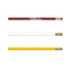 High Quality Custom Logo Newest Wooden Pencil with Eraser for Promotional