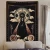 Import High quality European and American tapestry skeleton  skull tapestry tarot card tapestry wall hanging from China
