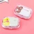 Import High quality FDA portable cartoon cute contact lens case with mirror from China