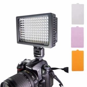 High quality HD160 LED Video Lamp Light 1280LM 5600K/3200K Dimmable Lamp HD-160 Fill in flash light