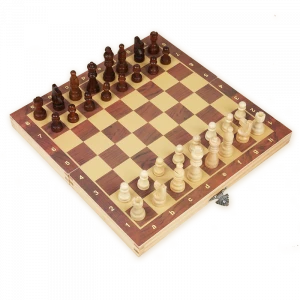 High quality international chess sets with folding chess board wholesale Chinese traditional indoor chess games for adult