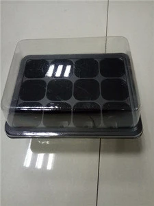 high quality low price black 12 cell plug tray