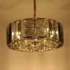 High quality low price Chandelier Black Pendant Glass Lamp Modern Light