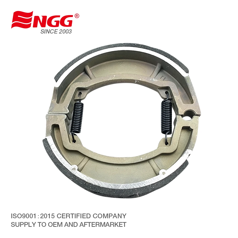 High quality motorcycle brake shoe HJ2D brake parts with pattern