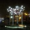 High Quality New Design Garden Stainless Steel Abstract Light Sculpture