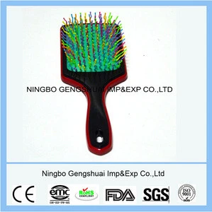 High Quality Plastic Massage Comb Detangling HairBrush