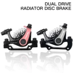 High Quality Road Manual Cable Drive Cycling Double Front And Rear Disc Brakes Calipers