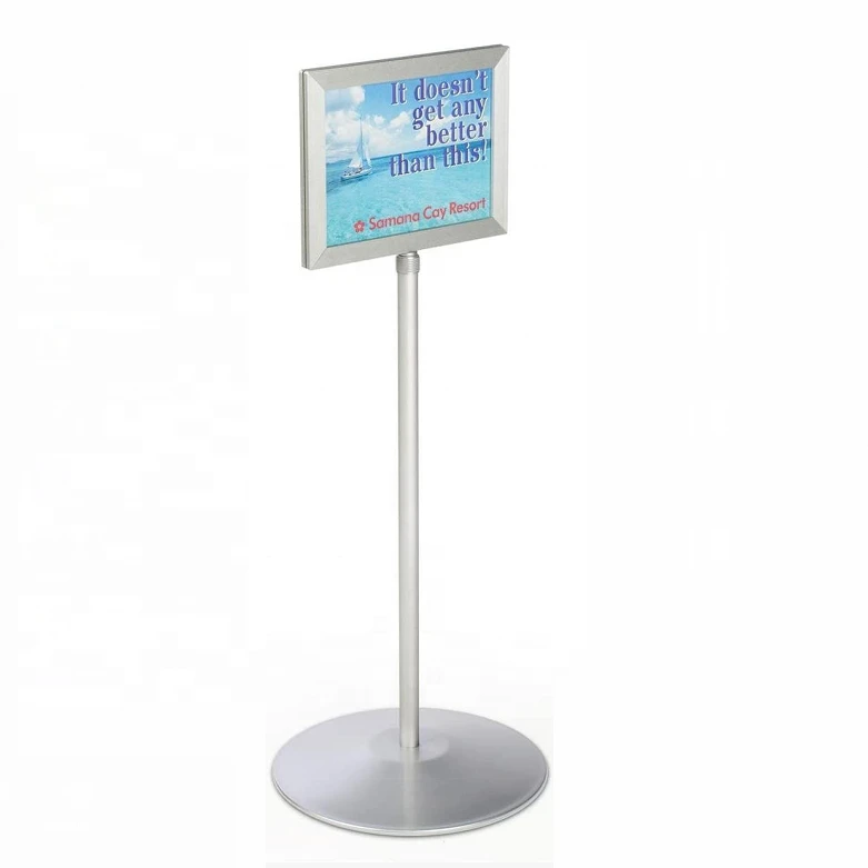 High-Quality Telescopic Floor Standing Sign Holders, A1/A2/A3/A4 Double Sided Information Tables Display Stand