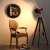 Import High Quality Vintage Loft Photography Studio Red Headlight 800w Wood Aluminum Led Floor Lamp from China