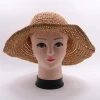 High Quality Wholesale Cheap Custom Straw Big Brim Trendy Womens Beach Hat Manufactuer