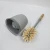 Import Highly efficient soft  TPR toilet brush with holder bathroom toilet cleaning brush bamboo handle plastic tolet brush set from China
